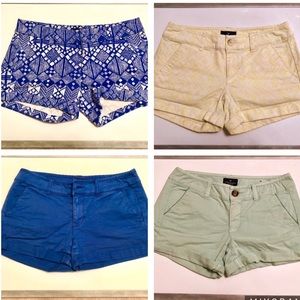 American eagle shorts 4 pairs size 2